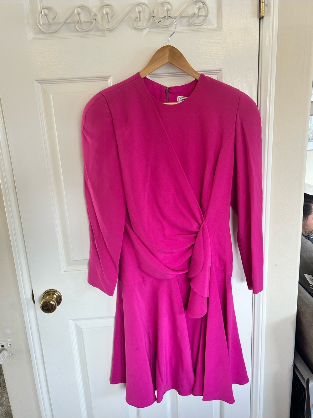 Carolina Herrera x Neiman Marcus 80s Vintage | Fuscia Shoulder Pads!